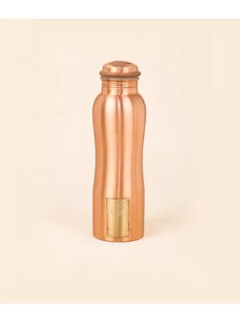 Медная бутылка Isha Life 950 мл: Оригинал с логотипом